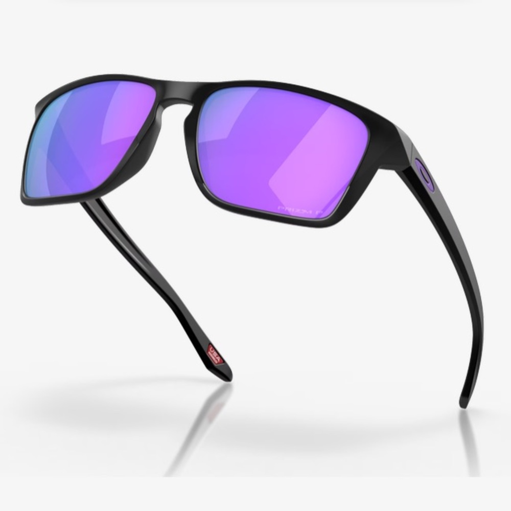 NEW Oakley Sylas Prizm Violet Polarized Lenses,
Matte Black Frame - Picture 2 of 14